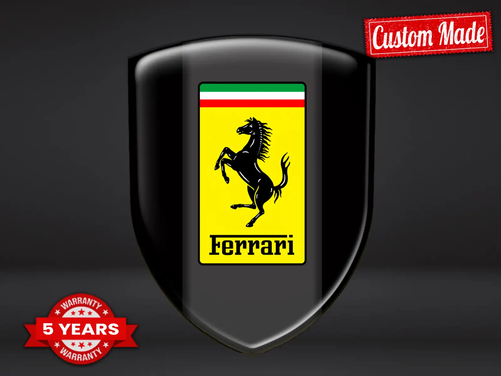 Ferrari Adesivi a Cupola Alta Qualità Professionali Regolabili